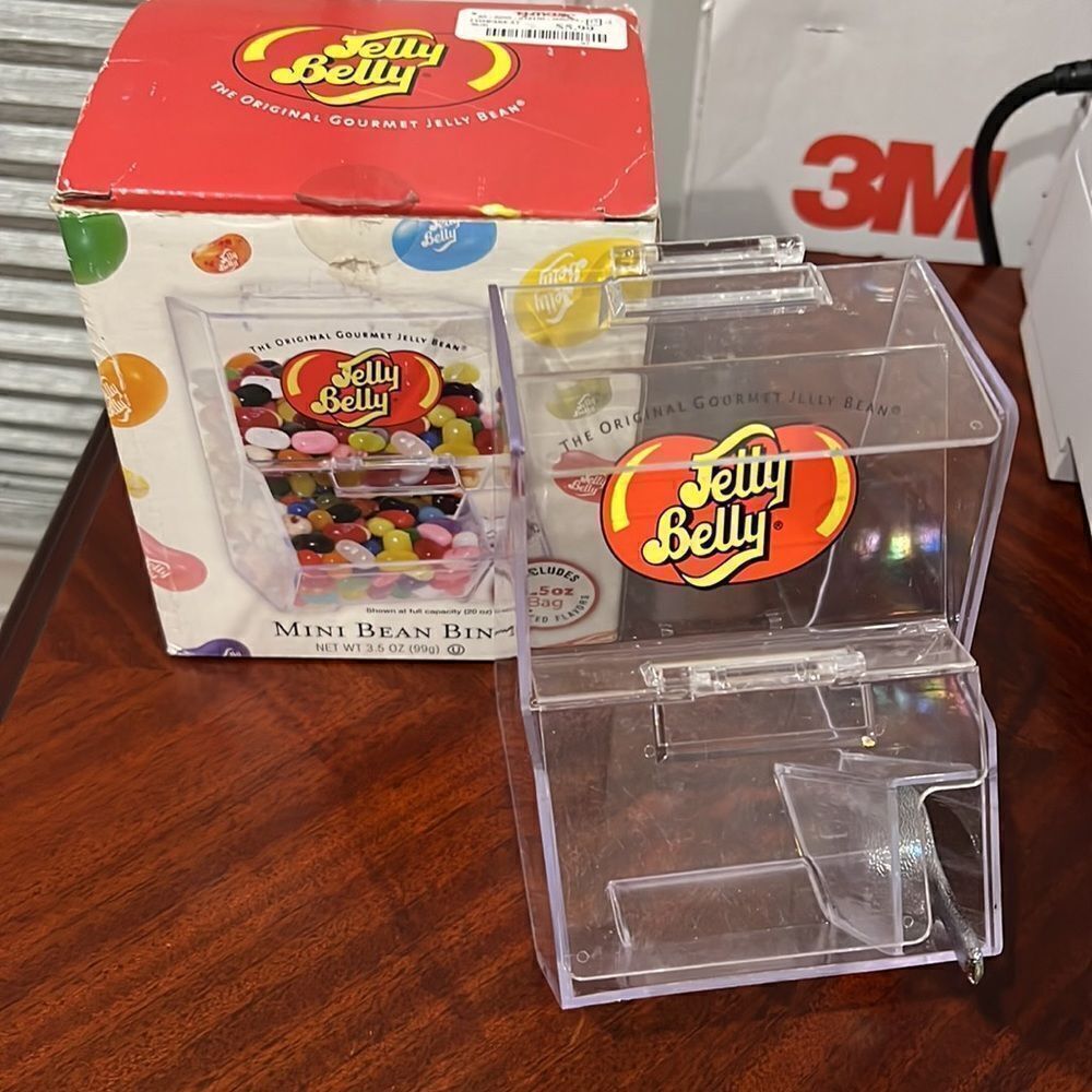 Mini Jelly Bean Bin comes with small spoon